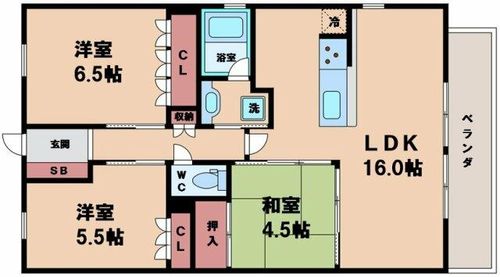 ネバーランド阿倍野西田辺の間取り