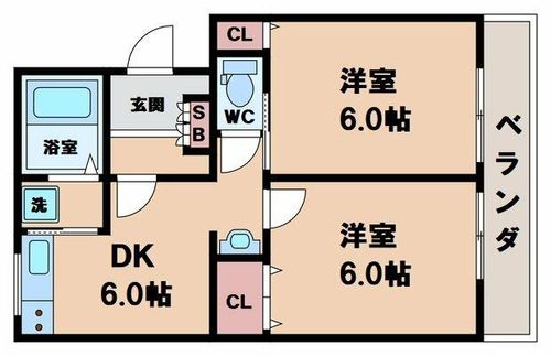 シャルムハイツ王子の間取り