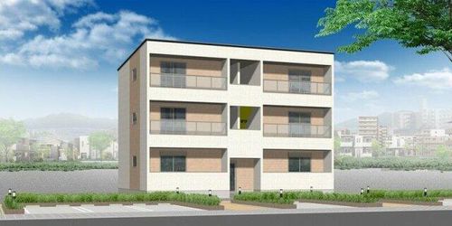 福岡県久留米市野中町(アパート)の賃貸物件の外観
