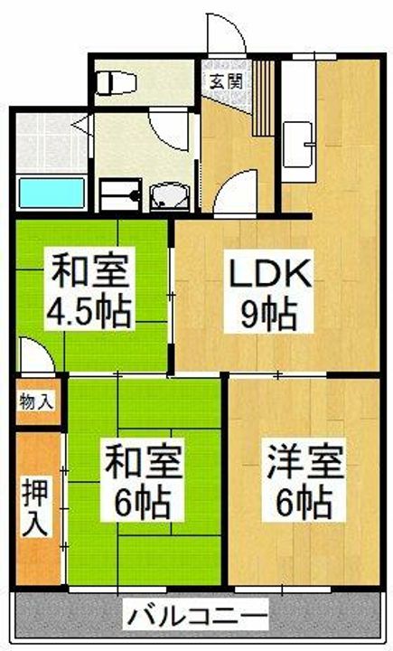 ドムール祐村の間取り