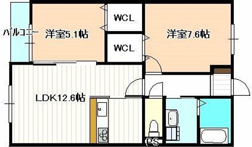 ミヤビの間取り