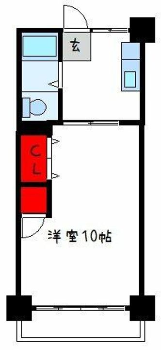 大阪府八尾市山本町南3丁目(マンション)の賃貸物件の間取り