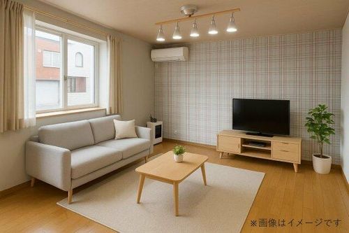 シャルマン豊平110の居間