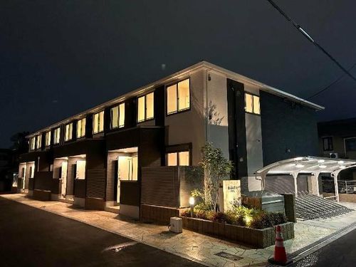 若江北町2丁目B棟新築工事の玄関