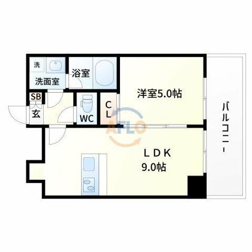 CITY SPIRE十三東の間取り