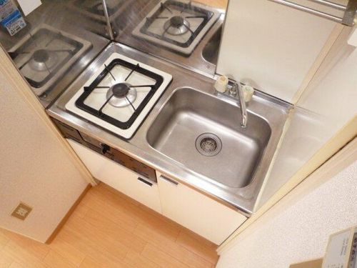 大阪府大阪市東淀川区下新庄6丁目(マンション)の賃貸物件のキッチン