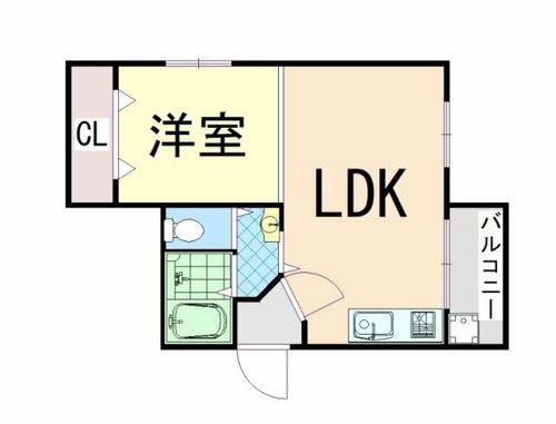 六甲アビタシオンの間取り