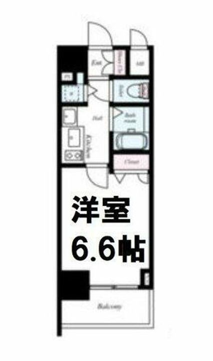 プレサンス本町プライムの間取り