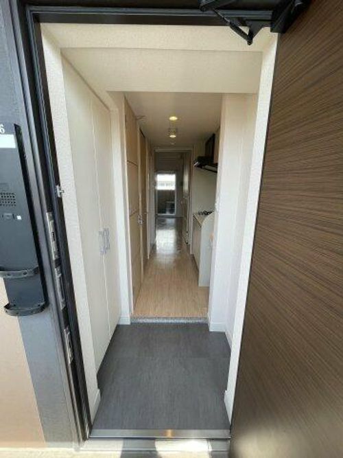 プレサンス難波元町の玄関