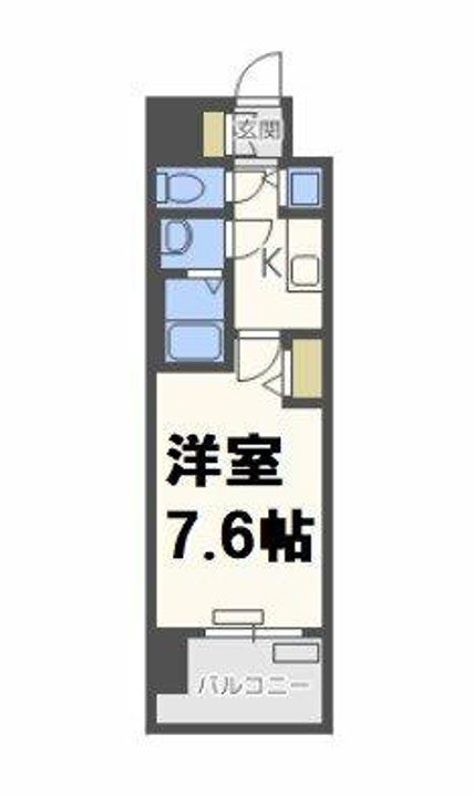 プレサンス松屋町駅前デュオの間取り