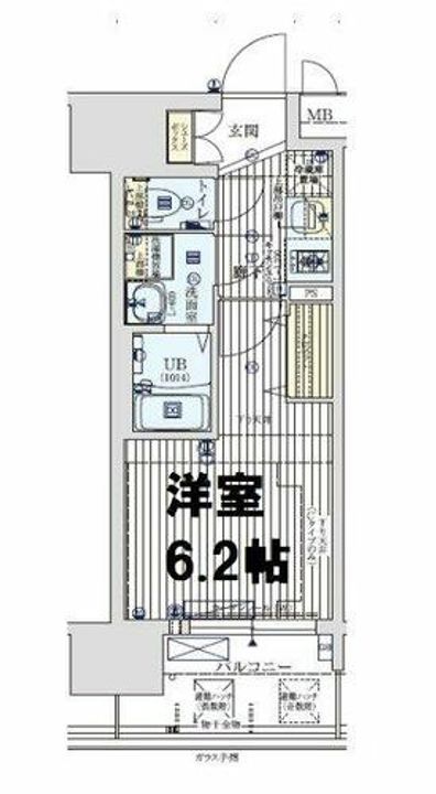 ワールドアイ梅田WESTの間取り