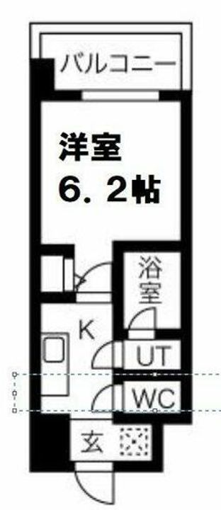 スプランディッド難波の間取り