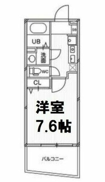 ルクレ阿波座レジデンスの間取り