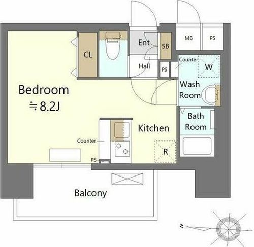 SHOKEN Residence名古屋 太閤通の間取り