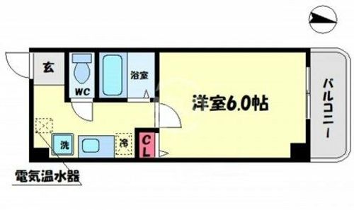 プレミアム新福島の間取り