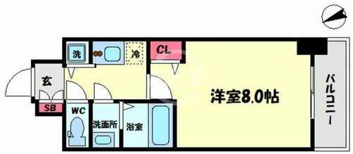 ディクス福島レジデンスの間取り