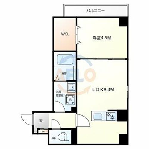 ソリティア鶴見橋の間取り