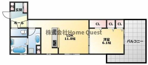 QUBE.2NDの間取り