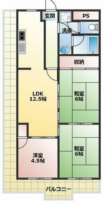 グランドール福川の間取り