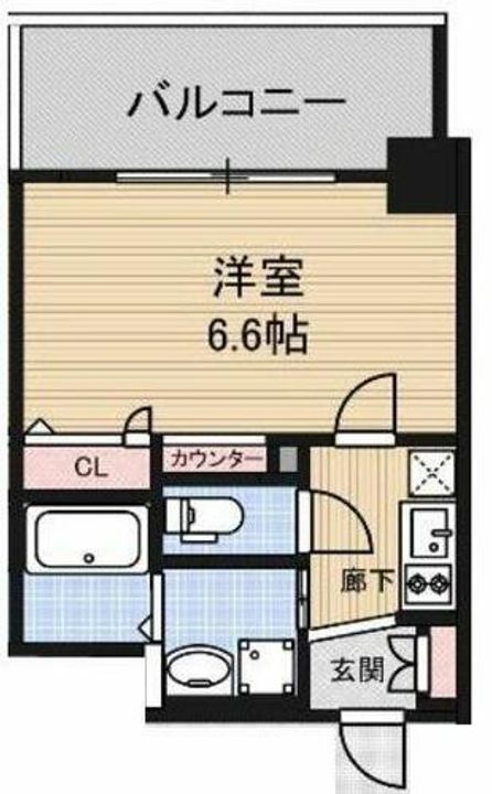アドバンス大阪城北ルミウスの間取り