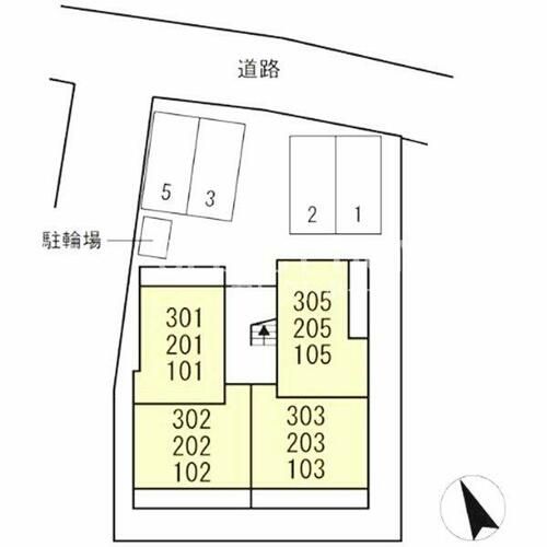 ビューハウス77101の地図