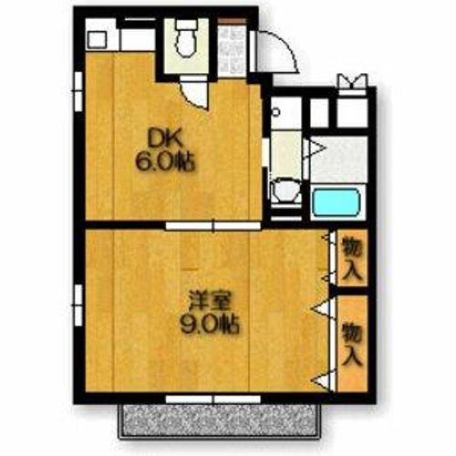 アイリス内山の間取り