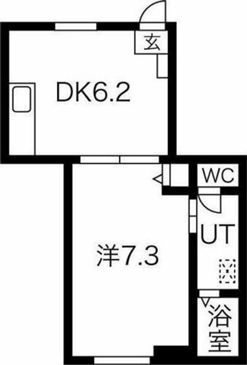 コーポリベルテ池下の間取り