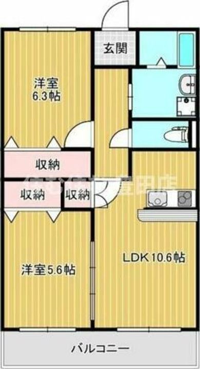 エメラルドホーム103の間取り