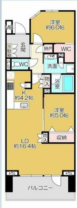 プラウドタワー豊橋 1506号室1506の間取り