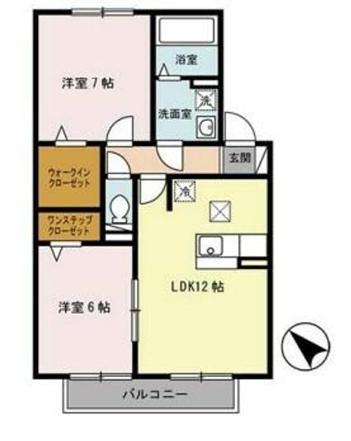 ティーダ御立 C棟の間取り