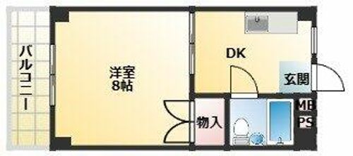 シャトー背戸口の間取り