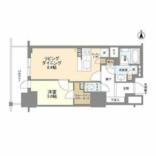 ローレルタワー御堂筋本町の間取り