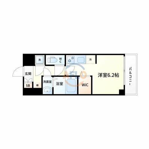 ファーストフィオーレ大阪ウエストウェルビングの間取り