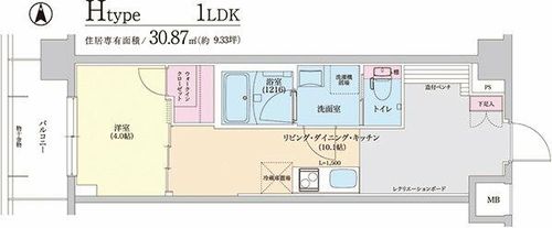 Re-be東三国の間取り