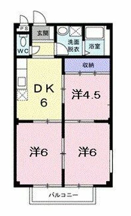 グリーンハイツⅠの間取り