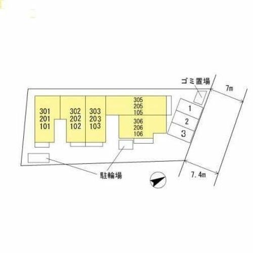 アメニティー・ベフの地図