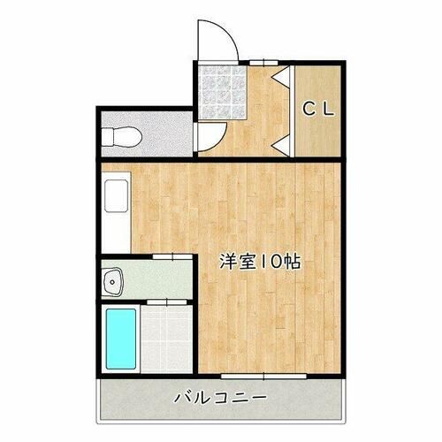 大阪府堺市北区東浅香山町2丁(マンション)の賃貸物件の間取り