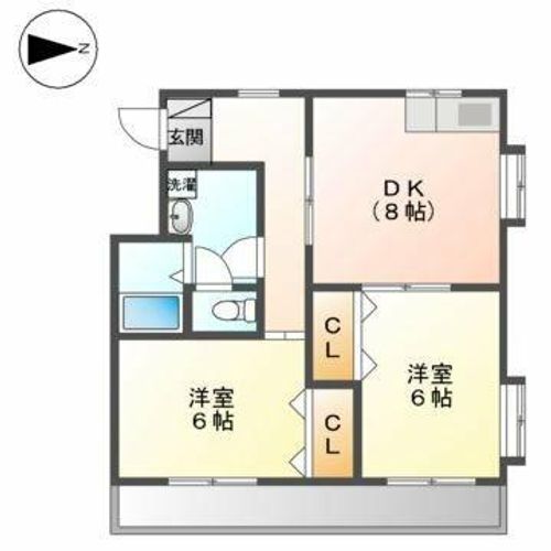 マンションピュア502の間取り