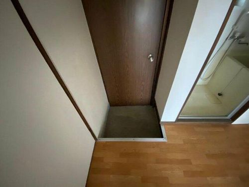 川辺マンション206の玄関