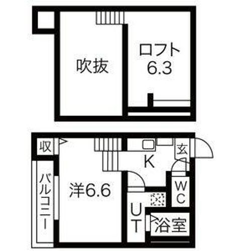 Vita鳴浜102の間取り