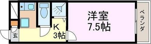 レジデンス茶屋ヶ坂の間取り