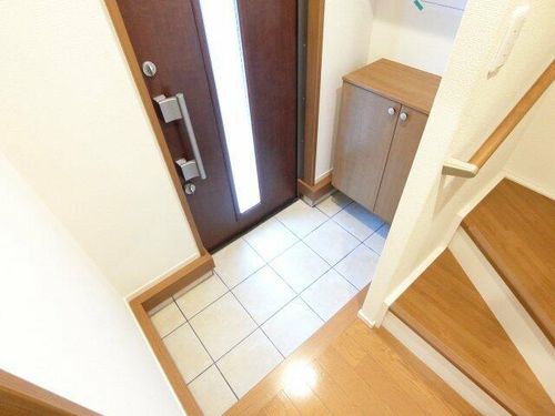 大阪府堺市東区日置荘西町6丁(一戸建)の賃貸物件の玄関