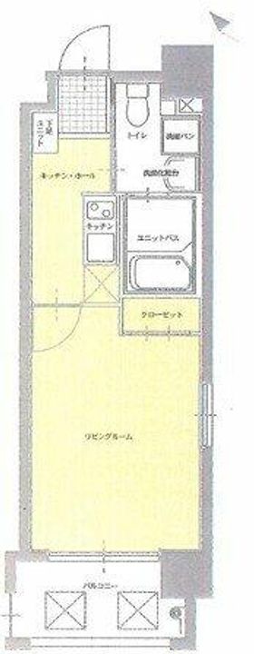 アクアシティ大博通905の間取り