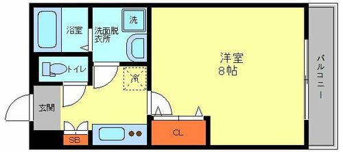 リヴィアス大阪EASTの間取り