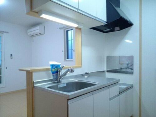 サニークレールB棟のキッチン