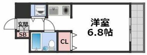ライオンズシティ難波南第2の間取り