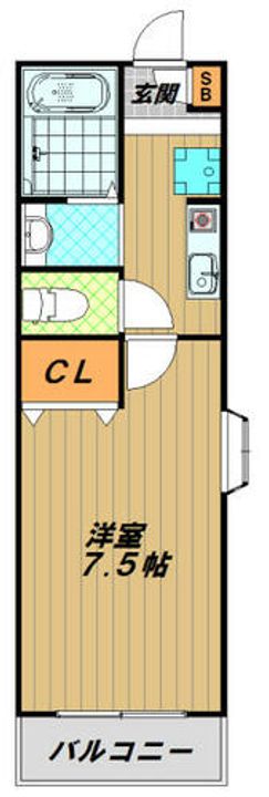 コンフォートカナヤの間取り