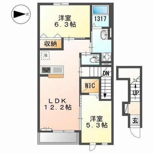 フロリバンダ201の間取り