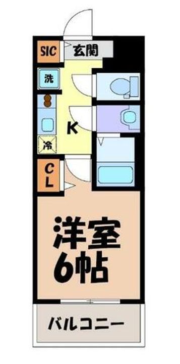 メイクスアート上前津Ⅵの間取り