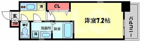 ファステート都島ベルズの間取り